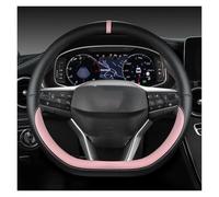 Couvre Volant pour Seat pour Ibiza pour FR 2018 2021 Housse De Volant De Voiture en Forme De D Accessoires Automobiles Antidérapants Et Résistants À l'usure Voiture Caches Volant(Pink)