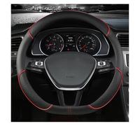 Couvre Volant pour Suzuki pour Swift 2018 2019 Housse De Volant De Voiture en Forme De D Accessoires De Voiture Antidérapants Et Résistants À l'usure(Rouge)