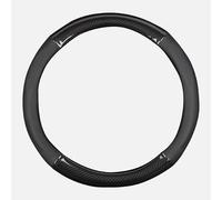 Couvre Volant pour VW T Roc 2017-2020 2021 2022 2023 2024 2025 A1 A2, Protection de Volant de Voiture, Antidérapant, Respirant, Cuir Microfibre, Design Sportif, Accessoires Intérieur Auto