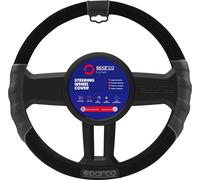 Couvre Volant SPC1108 Universel Gris Et Noir Antidérapant SPARCO