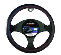 Couvre Volant Sracing Noir Avec Couture Rouge