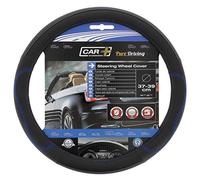 Couvre Volant Universel Noir Surpiqure Bleu 37-39CM