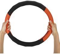 Couvre-volant universel pour voiture Film de protection antidérapant Cuir respirant