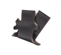 couvre volant voiture Compatible avec Benz pour lass C215 1999 2000 2001 2002 2003 2004 2005 2006 Couverture de volant de voiture(Black-red line)