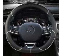 Couvre Volant Voiture Couverture De Volant De Voiture en Cuir pour Renault pour Scénic pour Clio pour Laguna 2 3 4 5 pour Kangoo pour Fluence pour Megane Caches de Volant (Couleur : 1)