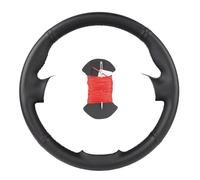Couvre Volant Voiture Couvre-guidons Tressés pour Voiture | Pour Captiva 2007-2014 Pour Silverado Pour GMC Pour Sierra 2007 Enveloppe De Direction En Cuir Automatique(rouge)