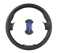 Couvre Volant Voiture Couvre-guidons Tressés pour Voiture | Pour Captiva 2007-2014 Pour Silverado Pour GMC Pour Sierra 2007 Enveloppe De Direction En Cuir Automatique(Bleu)