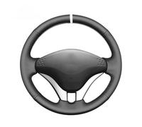 Couvre Volant Voiture for Mitsubishi for Pajero V73 2008-2011 L200 for Triton 2006-2015 Black Car Steering Wheel Cover(DK Brown)