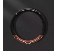 Couvre Volant Voiture Hiver pour Tesla Model Y 2025, Couvre en Peluche Souple Anti-dérapant Cache, Femmes Filles Accessoire Intérieur Voiture Lenkradschutz,Brown-O