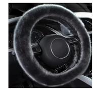 Couvre Volant Voiture Housse de Volant Thermique 2025, Accessoire de Chauffage Universel en Peluche pour Voiture, Chaud et Hiver, pour Hommes et Femmes(Gray-D)