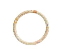 Couvre Volant Voiture Housse De Volant Toutes Saisons pour Voiture, Motif Dessin Animé Fromage Et Biscuits, Antidérapante Absorbante pour L'été Housse Volant(38cm)