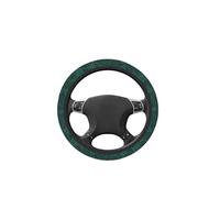 Couvre Volant Voiture Housse De Volant Universelle en Néoprène Respirant Et Antidérapant 15 Pouces Vert Foncé