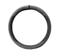 Couvre Volant Voiture Housse Protection Volant Voiture Ronde Et Respirante Antidérapante en Daim en Forme D pour Toutes Les Saisons(O Shape Gray)