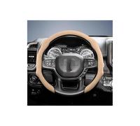 Couvre Volant Voiture Housse Volant Antidérapante Clipser Pour Dodge Pour Challenger Pour Charger Pour Durango Pour Ram 1500 Pour Hornet Pour SXT Pour Hellcat Pour Citadel(Light Yellow)