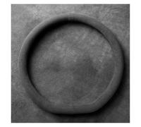 Couvre Volant Voiture Housse Volant Antidérapante en Daim Ronde Respirante Et Absorbante en Forme De D pour Toutes Les Saisons(Black D)