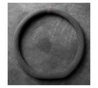 Couvre Volant Voiture Housse Volant Antidérapante en Daim Ronde Respirante Et Absorbante en Forme De D pour Toutes Les Saisons(Red D)