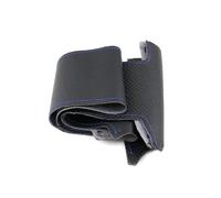 Couvre Volant Voiture Housse Volant Cuir Microfibre Perforé Accessoires D'intérieur Voiture pour Toyota pour Avensis 2003-2007 Couvre Volant en Cuir(Black-Blue Line)