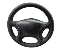 Couvre Volant Voiture Housse Volant Cuir Microfibre pour Mercedes pour Benz W203 Classe C 2001-2007 Accessoires D'intérieur Voiture Couvre Volant en Cuir(Gray Thread)