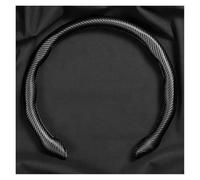 Couvre Volant Voiture Housse Volant Daim pour Land pour Rover pour Range pour Evoque pour Velar pour Defender pour Discovery pour Freeland(Carbon Skin-Black B)