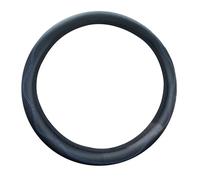 Couvre Volant Voiture Housse Volant sans Bague Intérieure Manchon Direction Poignée Cuir Universelle avec Élastique(Blue)