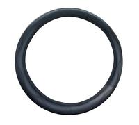 Couvre Volant Voiture Housse Volant sans Bague Intérieure Manchon Direction Poignée Cuir Universelle avec Élastique(Black)