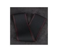 Couvre Volant Voiture Housse Volant Universelle Antidérapante 38 Cm Cousue À La Main Décorative(Red Thread)