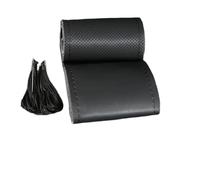 Couvre Volant Voiture Housse Volant Universelle Extra Large 40 42 45 47 50 Cm En Microfibre Et Cuir PU Pour Bus Camion Etc(45cm Black Thread)