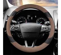 Couvre Volant Voiture Housse Volant Voiture Cuir Antidérapante 38 Cm pour Ford pour Focus 2 3 4 MK1 MK2 MK3 MK4 Accessoires D'intérieur Housse de Volant en Cuir(D)