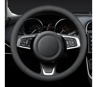 Couvre Volant Voiture Housse Volant Voiture en Cuir Convient pour Jaguar pour E-Pace pour XFL pour F-Pace pour XE pour XJR pour F-Type pour XJ pour XFR pour XF pour XK(1)