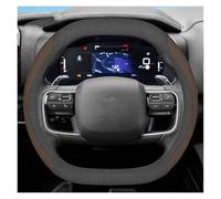 Couvre Volant Voiture Housse Volant Voiture en Cuir Respirante Et Antidérapante, Accessoires Automobiles Style pour Tous Les pour Dacia pour Duster 2024 2025 Couvre Volant en(Sgj)