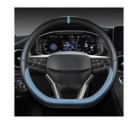 Couvre Volant Voiture Housse Volant Voiture en Forme D pour Siège pour Ateca pour 17-20 pour Leon pour St 2020 pour Arona pour 17-21 pour Ibiza pour 18-21(Bleu)