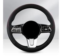 Couvre Volant Voiture pour Aston Martin DB12 S 2026, Antidérapant Couvre Volant Respirant Microfibre Cuir Housse de Protection Taille,O-Shape-Black