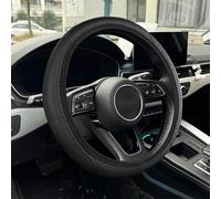 Couvre Volant Voiture, pour Audi A1、A2、A3、A4、A5、A6、A6 e-tron、A7、A8、Aicon Rayures Saleté UV Élastique Protection Volant Voiture Accessoires Auto Confortable Antidérapante