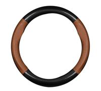 Couvre Volant Voiture pour BMW IX iX1 iX2 iX3 iX5, Housse de Volant en Microfibre Douce Antidérapant Respirant Housse Volant Voiture,A Type O-Brown