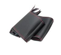 Couvre Volant Voiture pour BMW pour Sport G30 G31 G32 G20 G21 G14 G15 G16 pour X3 G01 pour X4 G02 pour X5 G05 Housse Volant Voiture Cuir Tressé(Red Thread)