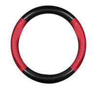 Couvre Volant Voiture pour BMW X1 X2 X3M X4 X4M X5 X5M X6 X6M X7 XM, Housse de Volant en Microfibre Douce Antidérapant Respirant Housse Volant Voiture,A Type O-Red