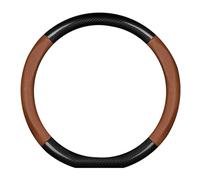 Couvre Volant Voiture pour BMW X1 X2 X3M X4 X4M X5 X5M X6 X6M X7 XM, Housse de Volant en Microfibre Douce Antidérapant Respirant Housse Volant Voiture,B Type D-Brown