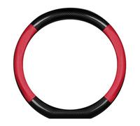 Couvre Volant Voiture pour BMW X3 E83 F25 G01 G45 / X4 F26 G02, Housse de Volant en Microfibre Douce Antidérapant Respirant Housse Volant Voiture,B Type D-Red