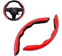 Couvre Volant Voiture pour BMW X4 X4M F26 G02 X7 G07 Protecteurs Housse de Accessoires D'intérieur Protecteurs Souple antidérapante Respirant,A