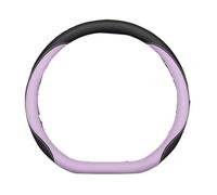 Couvre Volant Voiture pour BYD pour Seagull 2023 Housse Volant Accessoires Intérieurs Voiture Poignée Cuir Modifiée(Black with Purple)