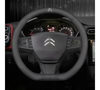 Couvre Volant Voiture pour Citroen Berlingo 2008-2018, Couvre Volant Souple Respirante Antiderapante Volant de Voiture Protection, Voiture Interieur Accessoires,B