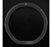Couvre Volant Voiture pour Citroen C3 Pluriel, Caches de Volant Protégé Volant Voiture Antidérapant Respirant Élastique Accessoires Decoration Interieur,Black-D