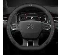Couvre Volant Voiture, pour Citroen C4 Picasso II 2013-2018 Antidérapant Respirant, Protège-Volant pour Auto, Protecteur de Volant,A