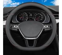 ZXCVDF Couvre Volant Voiture pour Citroën Jumpy 3.Generation Bj 2016-2024,Microfibre Cuir Couvre Volant 37-38cm/15'' Antidérapant Respirant Couvre Protégé Volant Voiture Decoration Interieur