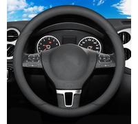 Couvre Volant Voiture pour Citroën Jumpy 3.Generation Bj 2016-2024,Microfibre Cuir Couvre Volant 37-38cm/15'' Antidérapant Respirant Couvre Protégé Volant Voiture Decoration Interieur