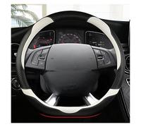 Couvre Volant Voiture Pour Citroen Pour DS3 Pour DS4 Pour DS5 Pour DS5 Pour DS Pour 5LS Pour DS6 Pour DS7 Pour DS9 Couverture Volant Voiture D Forme 38 Cm Housse Volant Voiture ( Couleur : BLANC )