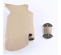 Couvre Volant Voiture pour Clio 3 pour Clio 3 RS 2005-2008 2009 2010 2011 2012 2013 Tresse en Cuir pour Volant Voiture Couverture Volant Couvre Volant Housse (Color : Beige)