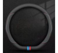 Couvre Volant Voiture pour Fiat Ducato,Couvre Volant en Cuir Microfibre Respirant et Antidérapant Accessoires Auto Decoration Interieur Protege,D型