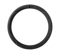 Couvre Volant Voiture pour Fiat Novo UNO Mille, Antidérapant Respirant Daim Cuir Couvre Protégé Volant, Accessoire Voiture Interieur,O-Black