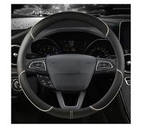 Couvre Volant Voiture pour Ford pour EcoSport pour Escape pour Kuga pour Expedition EL pour Max pour Raptor pour Focus 2 3 Housse Volant Voiture(Beige O Shape)